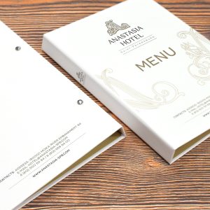 Папка-меню с матовой ламинацией Anastasia Hotel