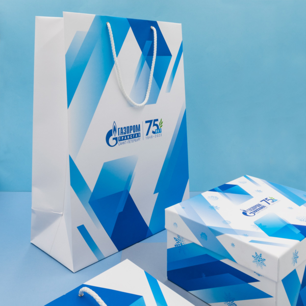 Пакеты с матовой ламинацией Газпром трансгаз Санкт-Петербург