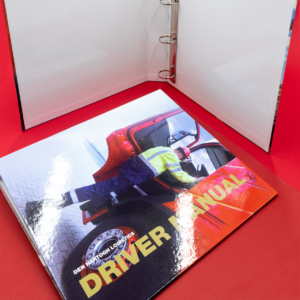 Папка-регистратор Driver Manual с глянцевой ламинацией